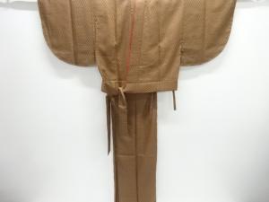 未使用品　木の葉模様二部式小紋着物